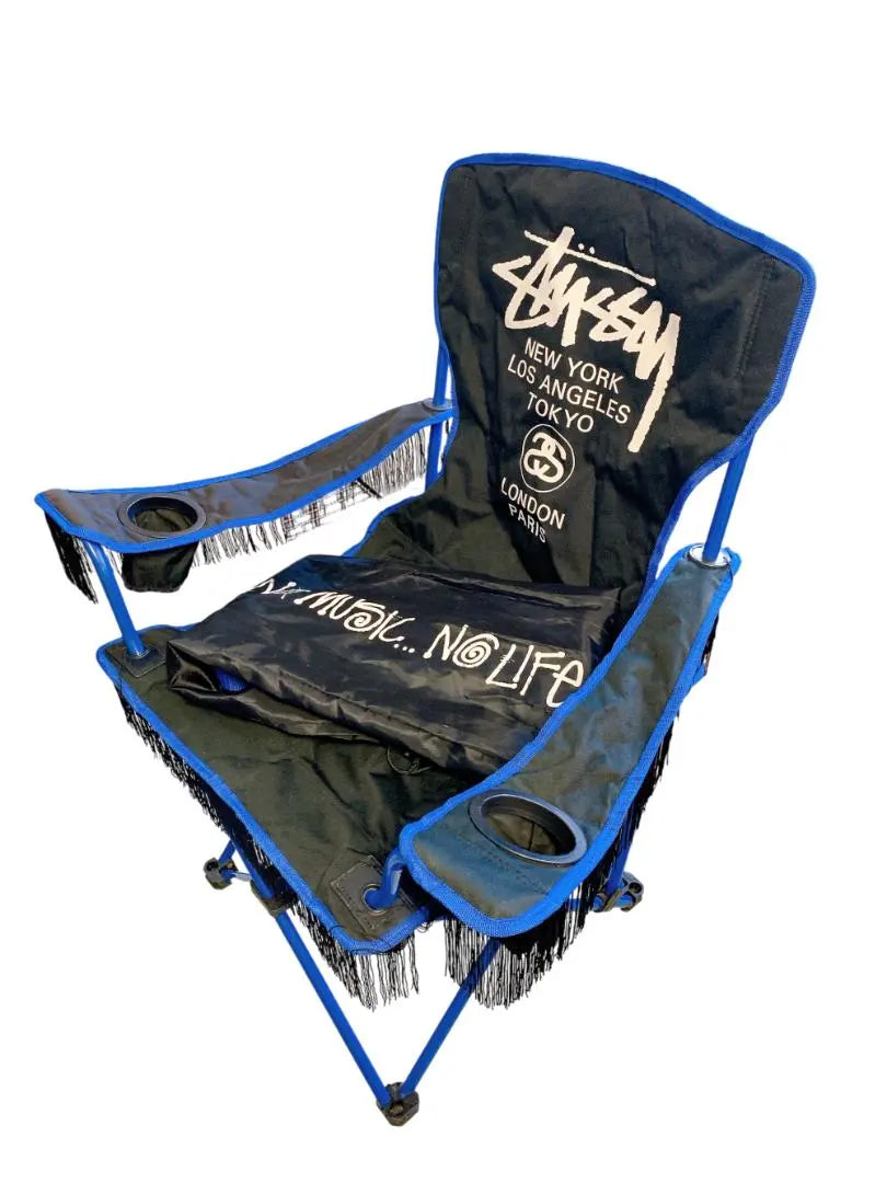 Stussy 00s Tower Records x Coleman Camping Chair Deadstock