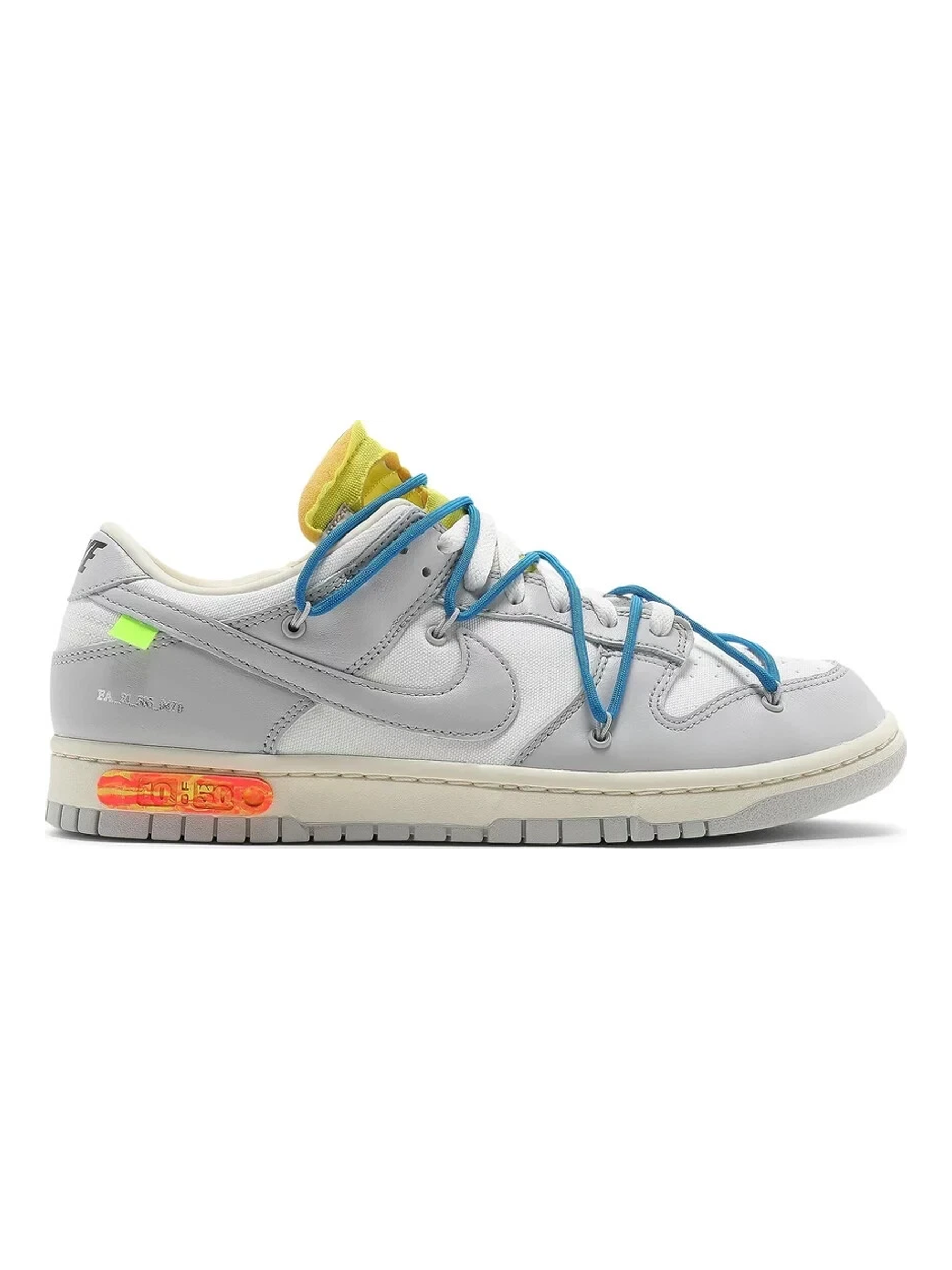 Nike Off-White x Dunk Low Lot 10 of 50 Mens US Size 9.5 Brand New Broken Zip Tie