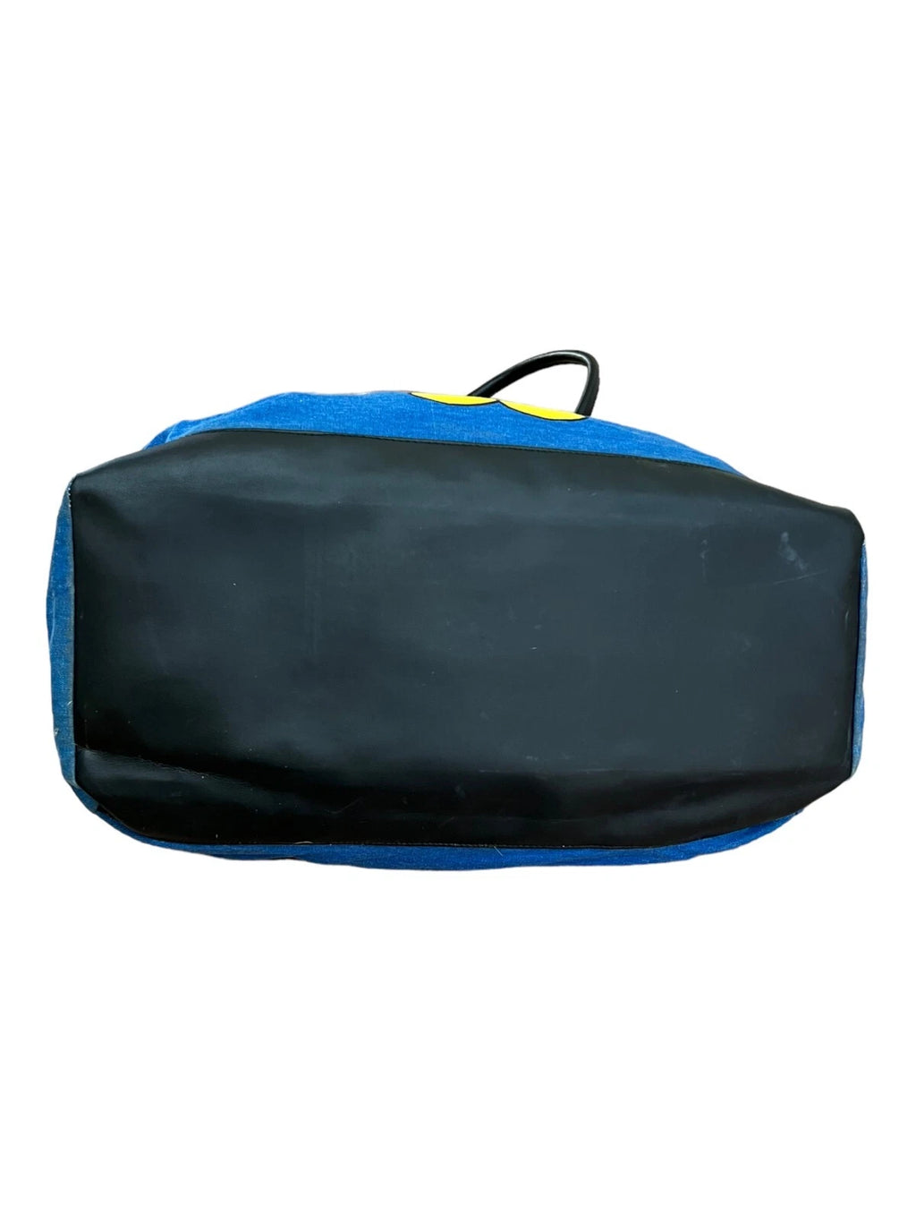 Disney 90s BLUE NYLON MICKEY MOUSE DUFFLE BAG BLACK STRAPS